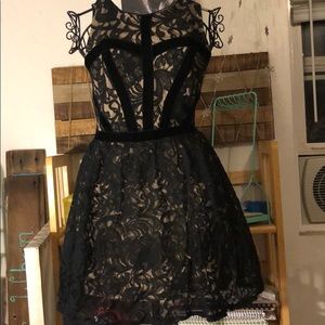 Fire Los Angeles black dress